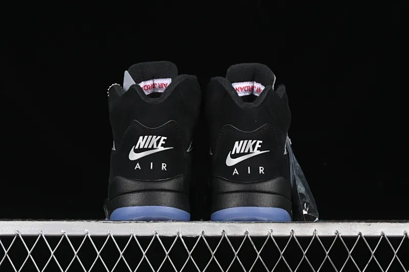 All categories Air Jordan Jordan series basketball shoes Air Jordan 5 Air Jordan 5 Black "Metallic Reimagined" AJ5 Joe 5 black silver HF3975-001
